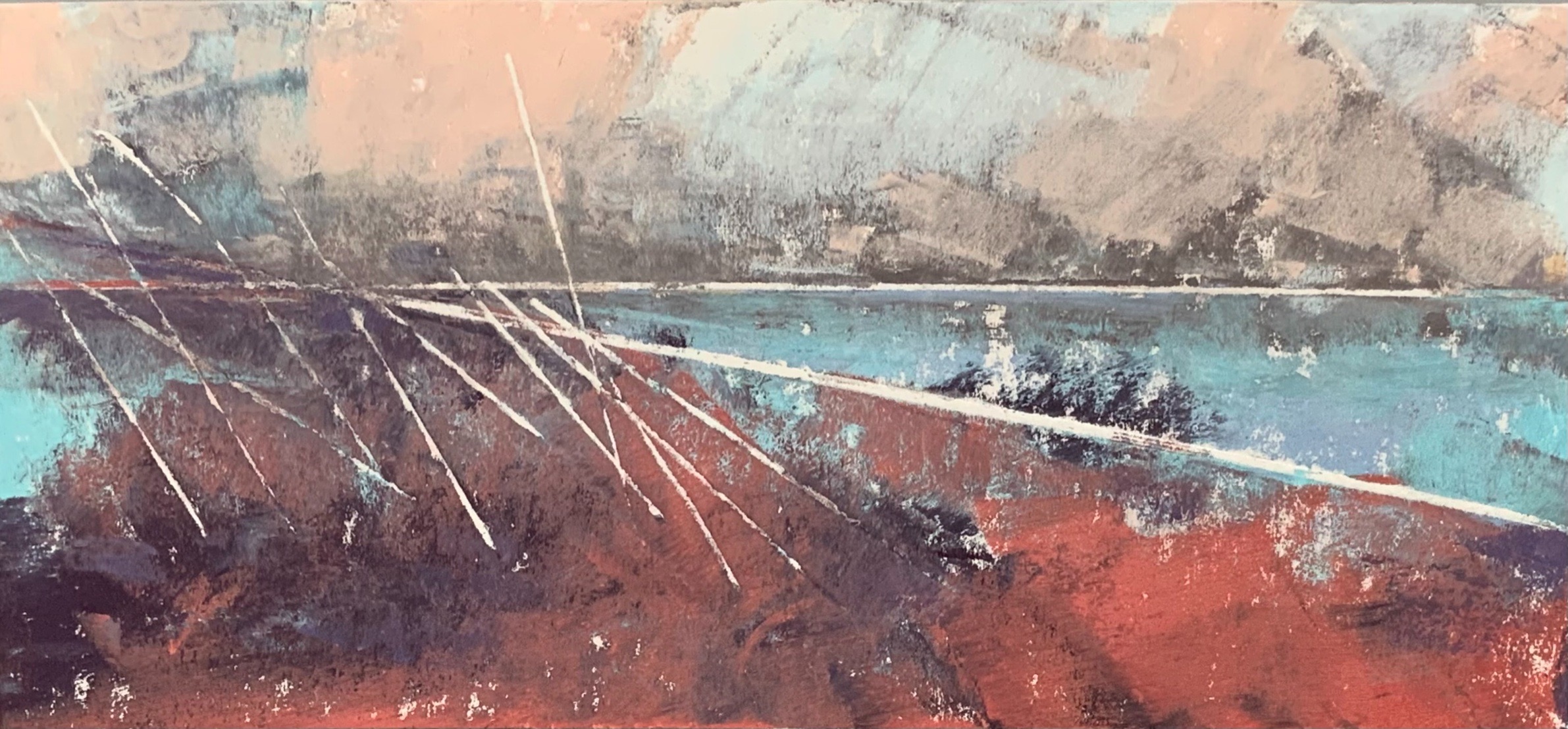 Sheila Danko;Pastelscape #21;Pastel on Museum Board